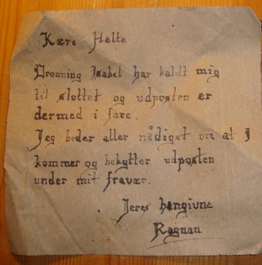 Brevet fra Ragnar